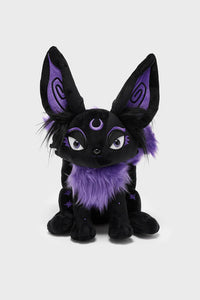 Kitsune Plush Blk/Purple