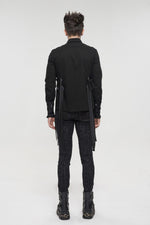 L/S Button Up with Buckles