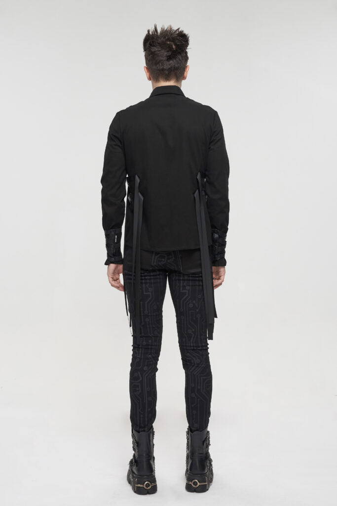 L/S Button Up with Buckles