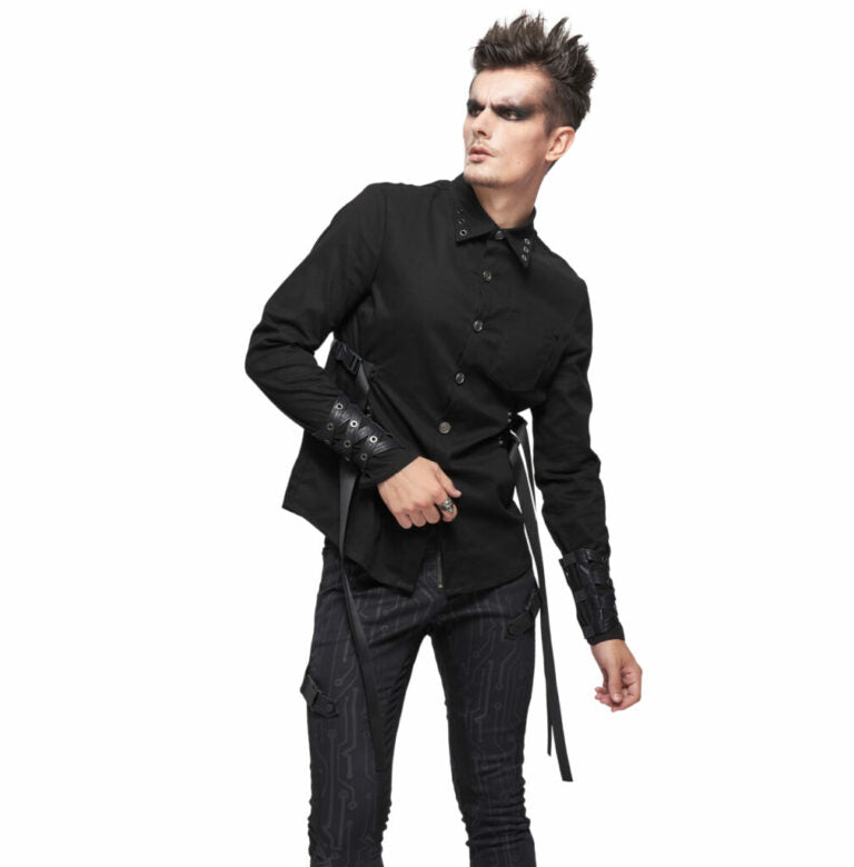 L/S Button Up with Buckles