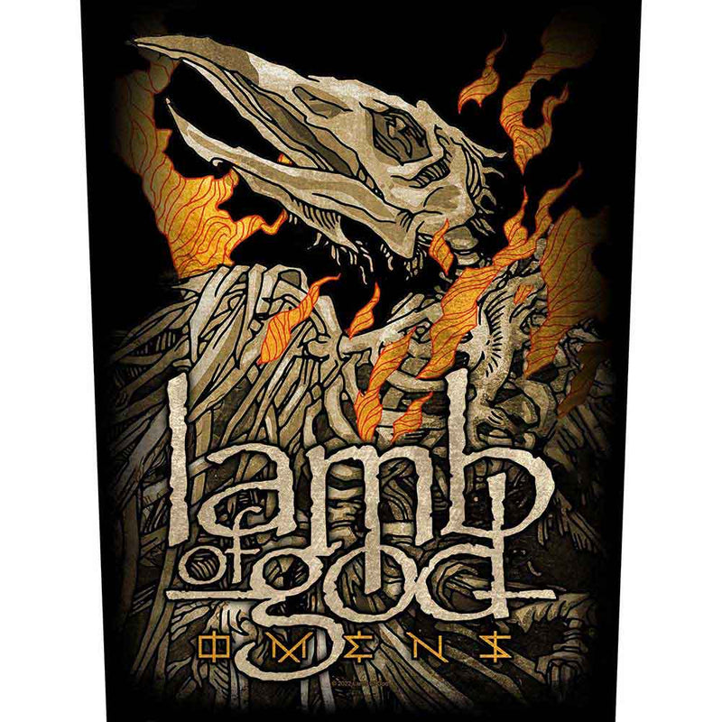 Lamb of God Omens Back Patch