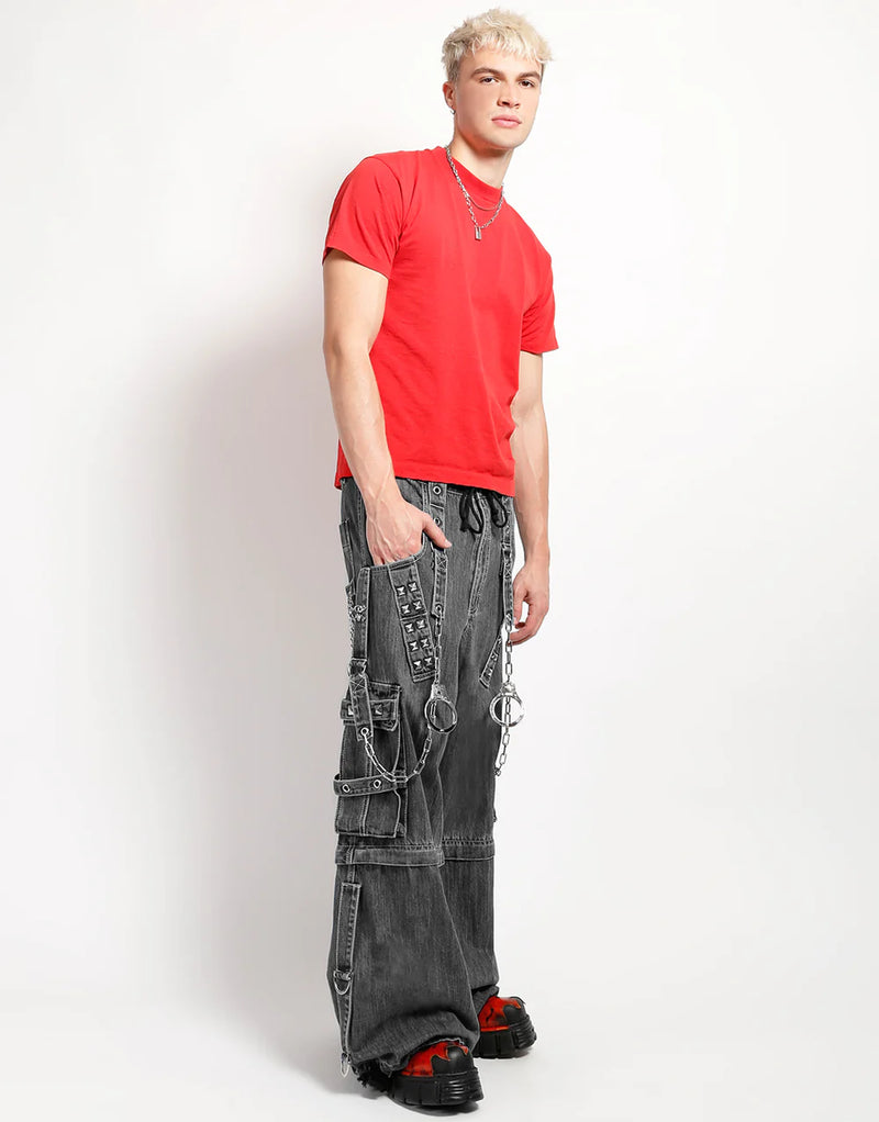 Lock Up Pant Black Denim