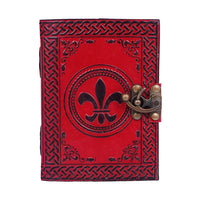 LTHR Journal Fleur De Lis Leath