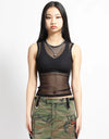 Ladies Tank Fishnet