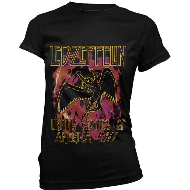 Led Zeppelin Black Flames Woman's