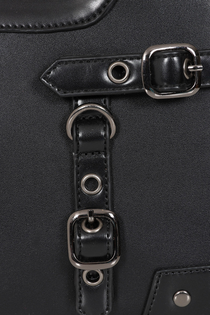 Ledger Satchel Bag Blk