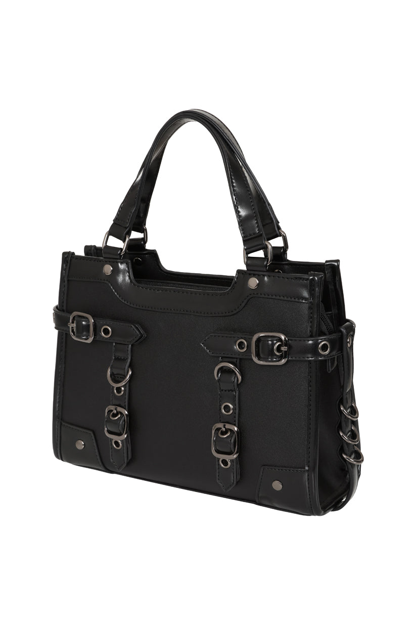 Ledger Satchel Bag Blk