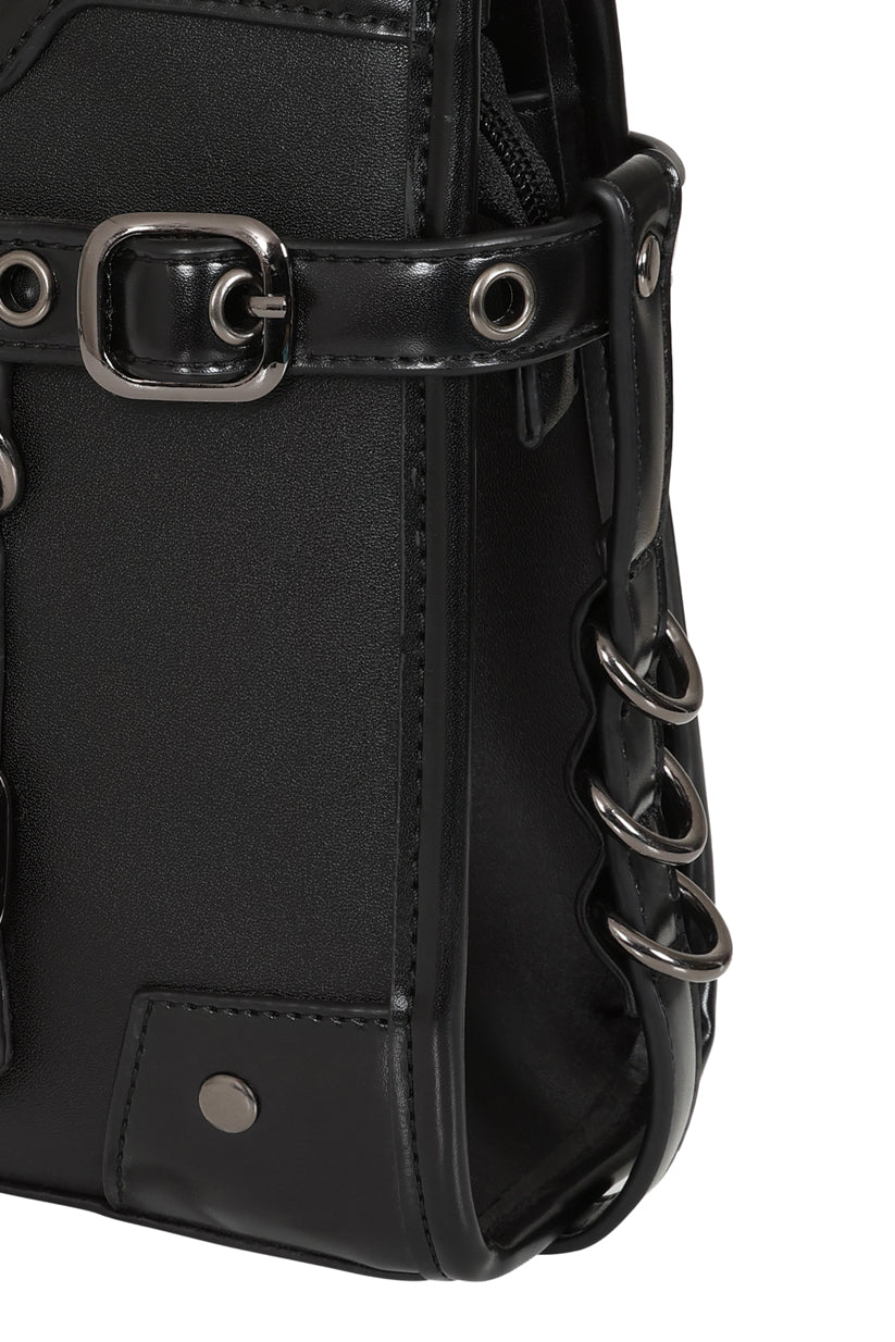 Ledger Satchel Bag Blk