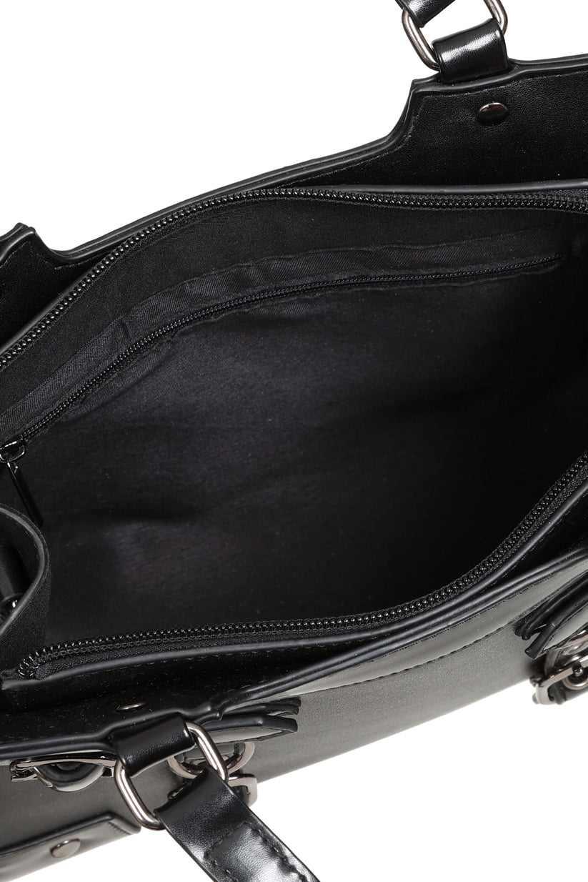 Ledger Satchel Bag Blk