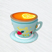 Lemon Tea Cup Crossbody