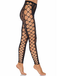 Lexi Leopard Footless Tights