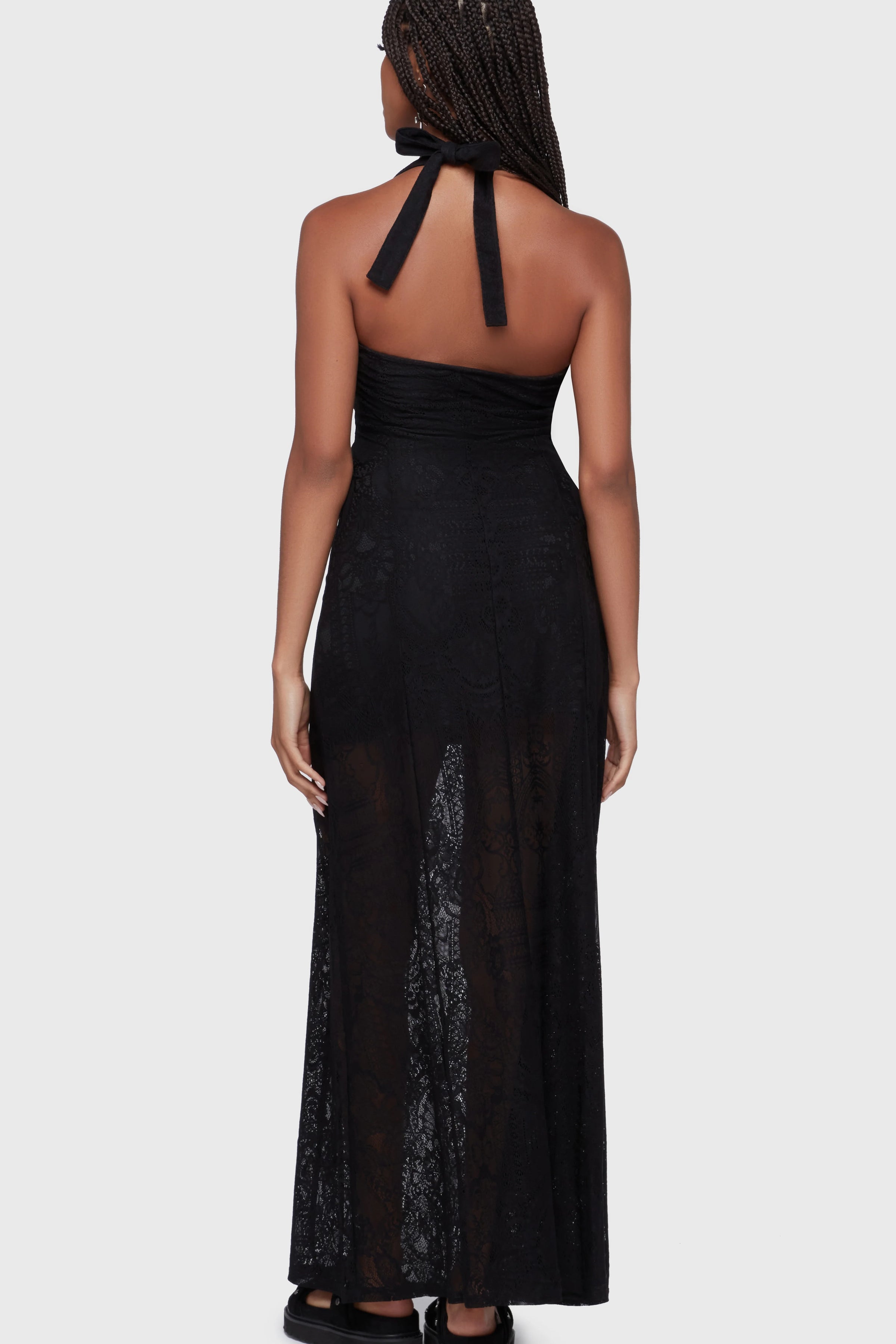Lilith's Garden Maxi Dress Blk