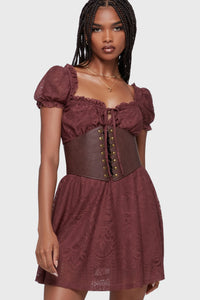 Lilith's Garden Mini Dress Bur