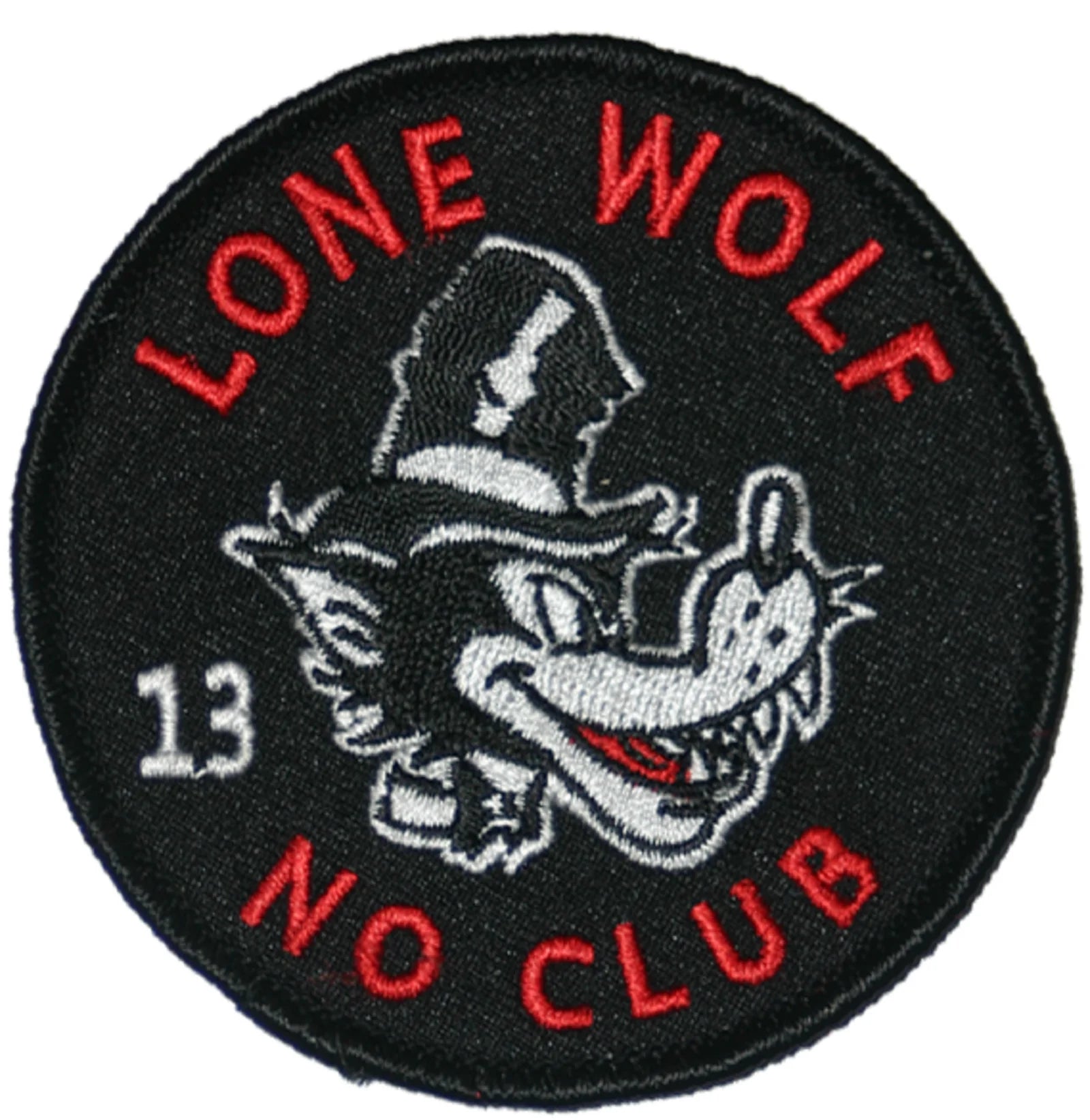 Lone Wolf Patch (No Club)