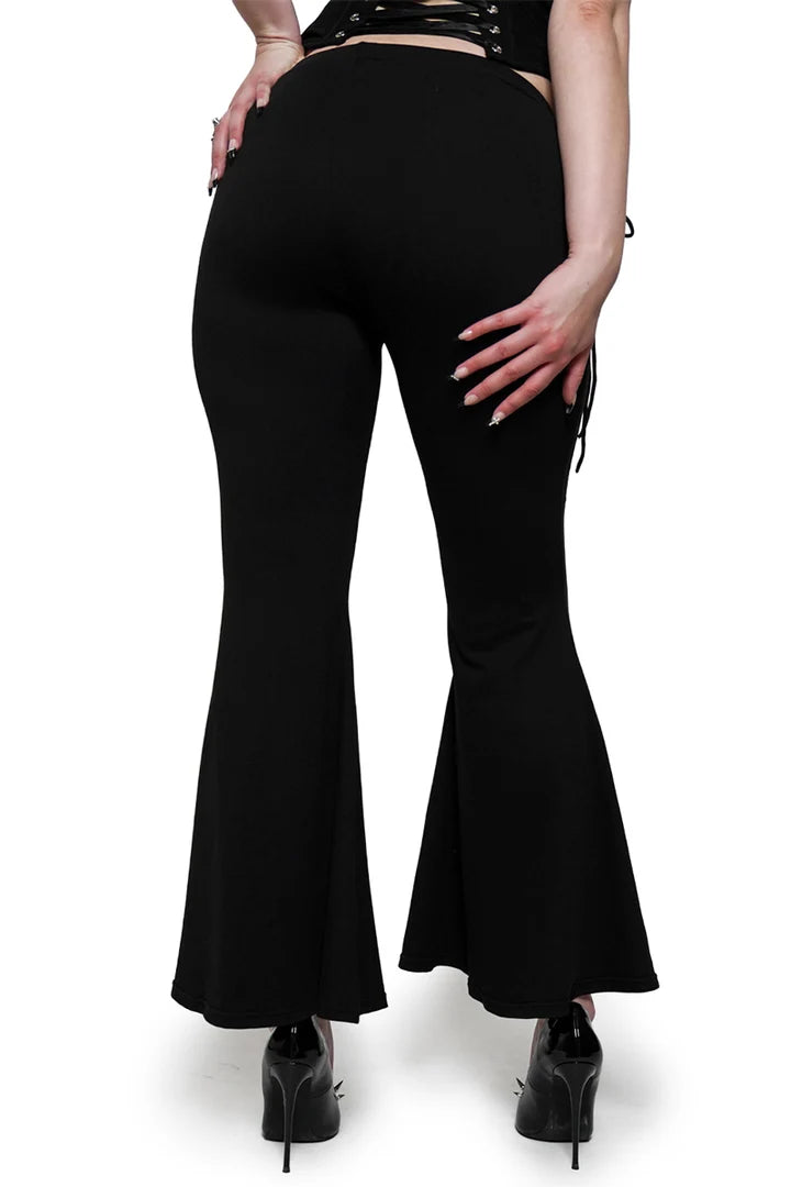Low Rise Alice Lace Up Flares