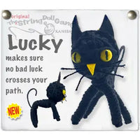 Lucky Cat String Doll