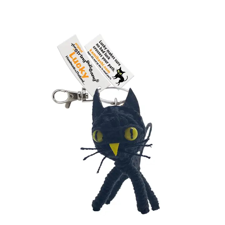 Lucky Cat String Doll