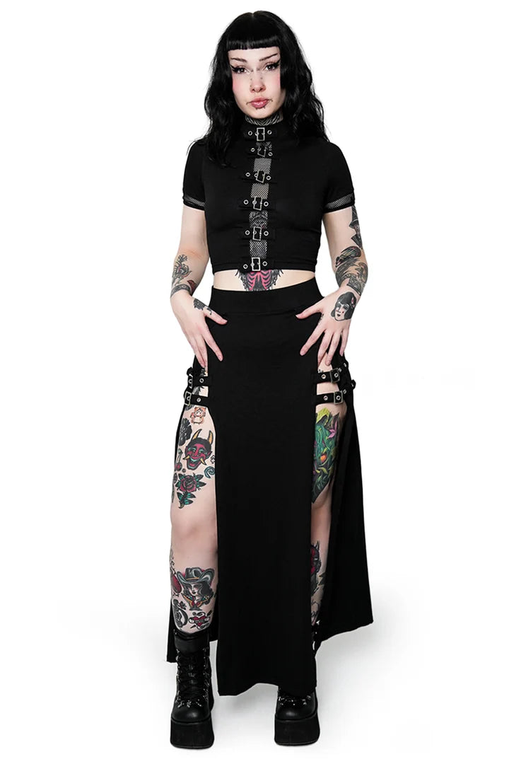 M-Line Buckle Skirt