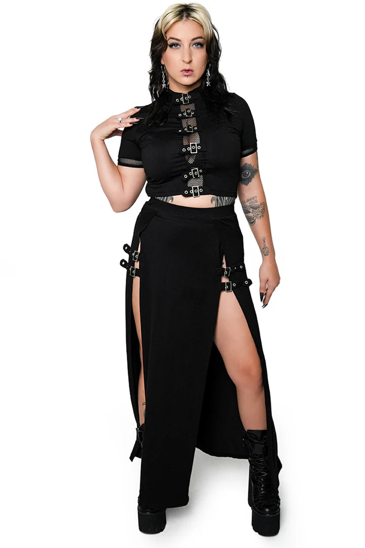 M-Line Buckle Skirt