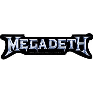 Megadeth Blue Cut Out Logo
