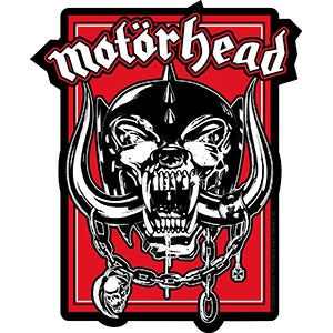 Motorhead Red/Blk Sticker