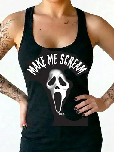 Make me Scream Racer Back Tank