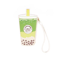Matcha Boba Green Wristlet
