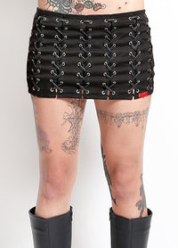 Medieval Mini Skirt Blk