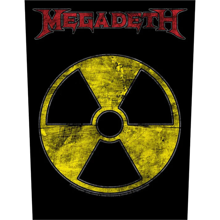 Megadeth Nuclear Back Patche
