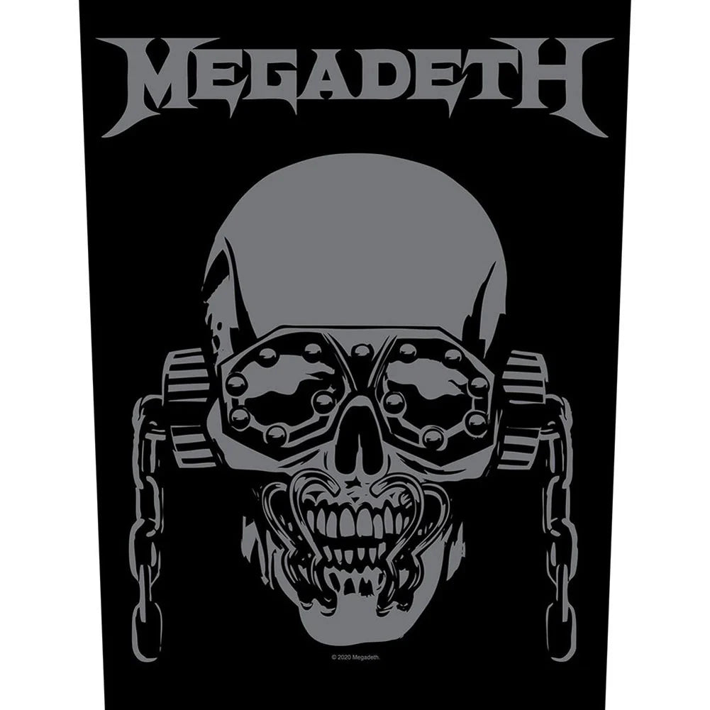 Megadeth Vic Rattlehead Back Pa