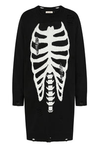 Melinoe Knit Dress Blk/Wht