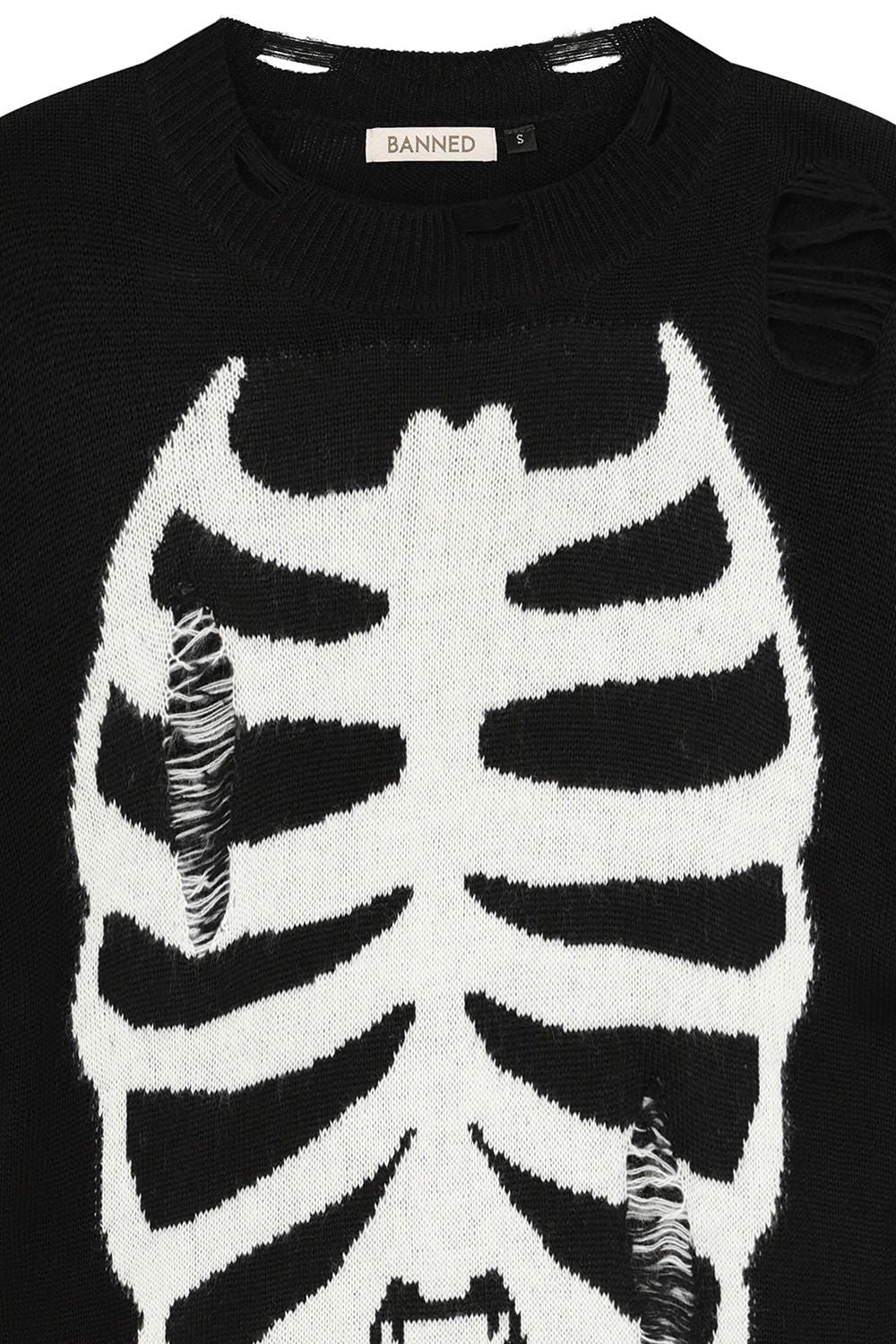 Melinoe Knit Dress Blk/Wht