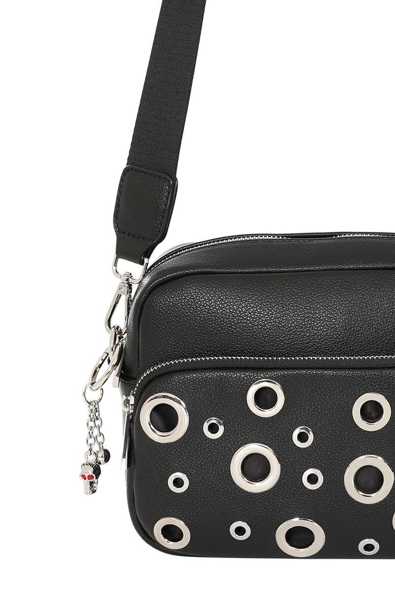 Metal Moon Shoulder Bag