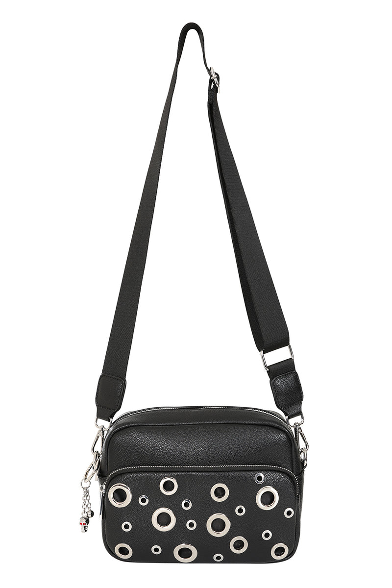 Metal Moon Shoulder Bag