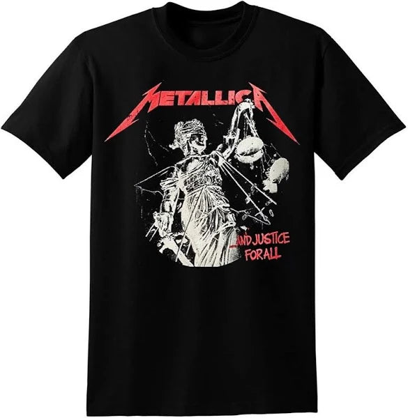Metallica And Justice Red/White