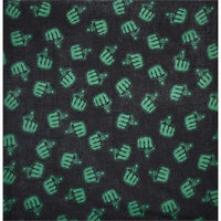 Middle Fingers Grn on Blk