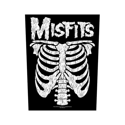Misfits Rib Cage Back Patch