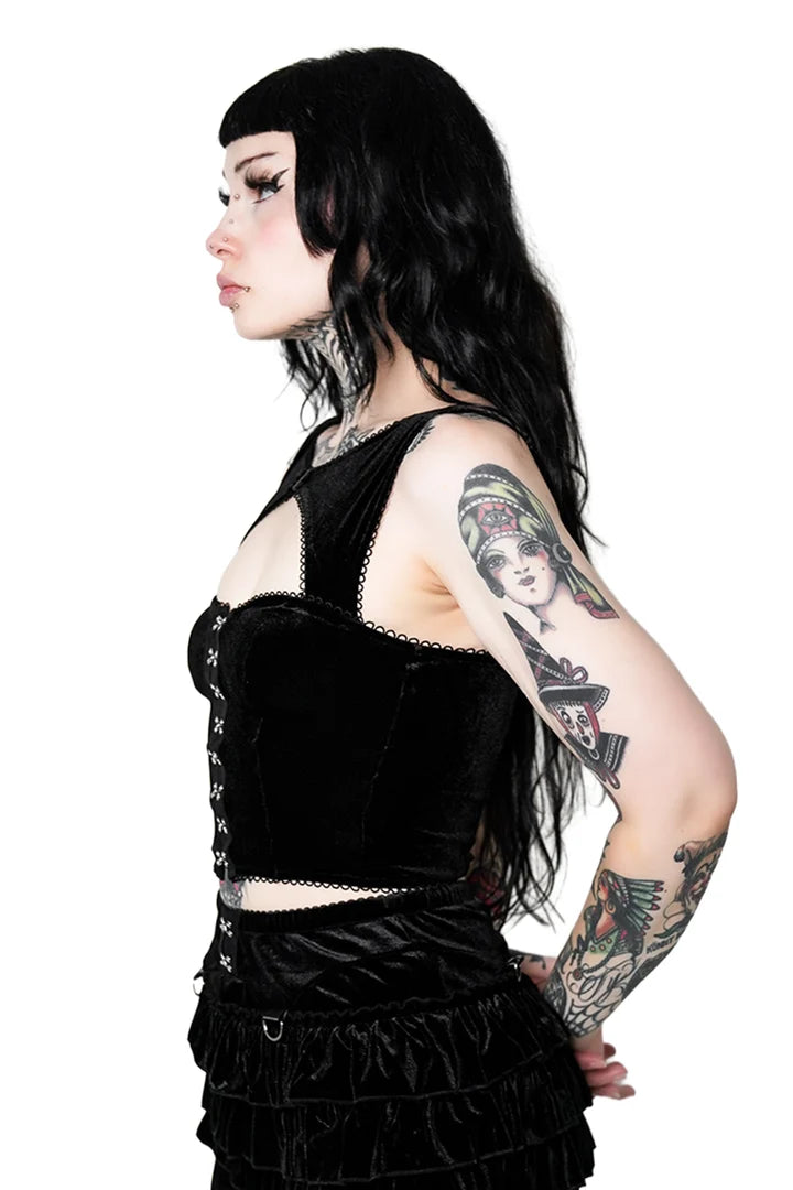 Moonspell Cami Top Blk