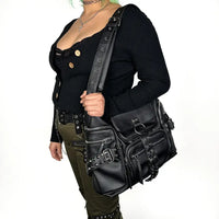 Moto Utility Hobo Bag