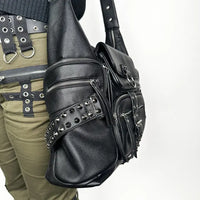 Moto Utility Hobo Bag