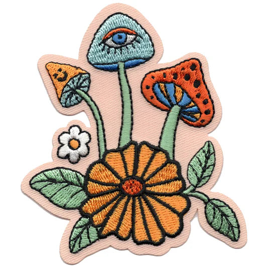 Mushrooms & Flowers Patch