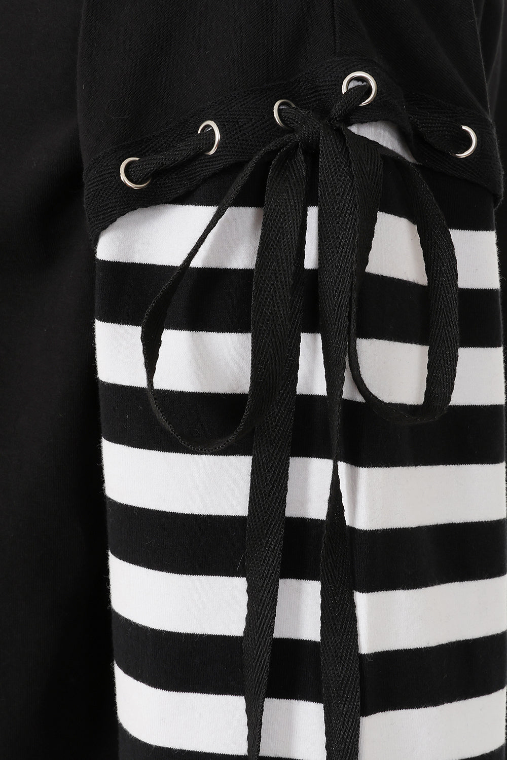 My Heart Hacker Top Blk/Wht