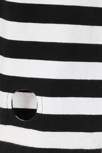 My Heart Hacker Top Blk/Wht