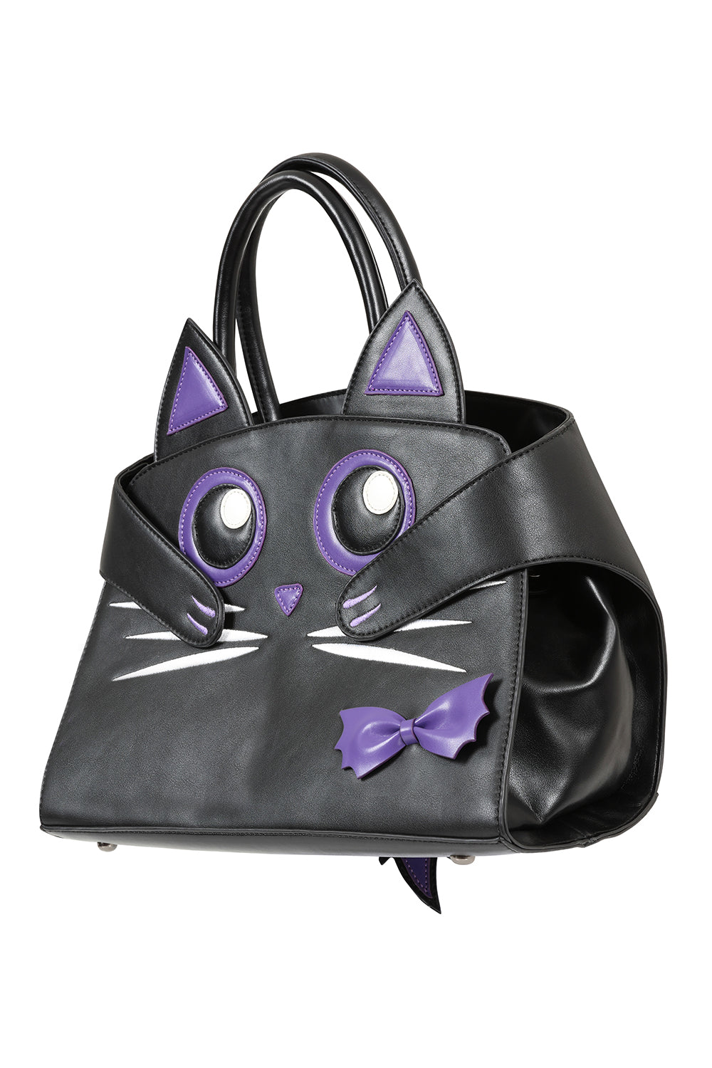 Mystic Cat Handbag BLK/PUR