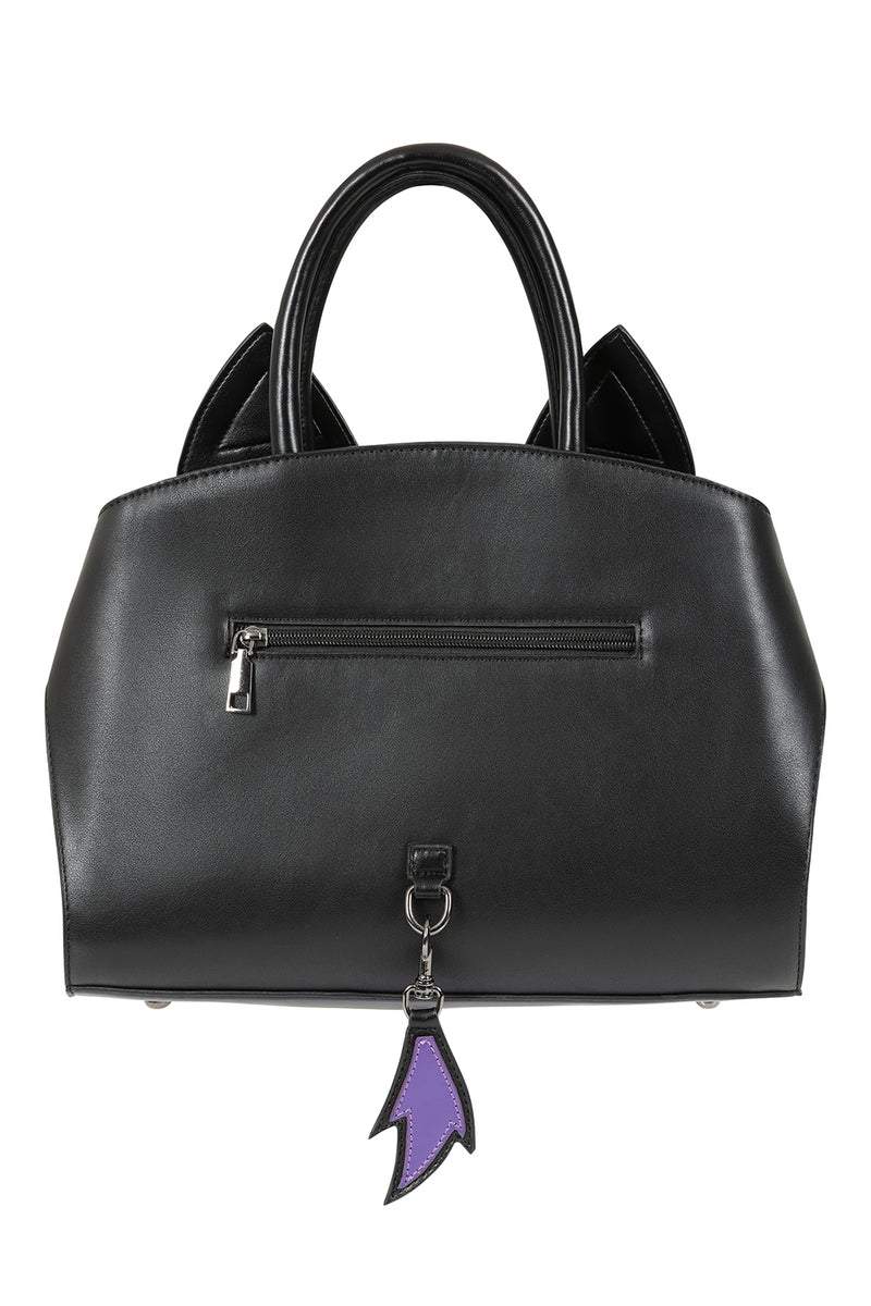 Mystic Cat Handbag BLK/PUR