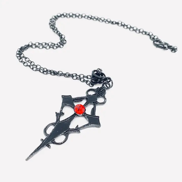 NK-Black Pointed Cross Gothic
