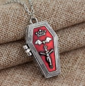 NK-Casket Necklace Opens Silver