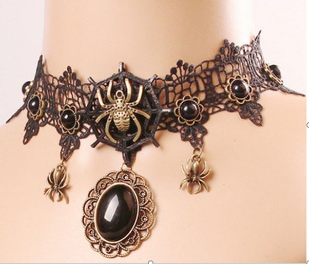 NK-Spider Lace Choker