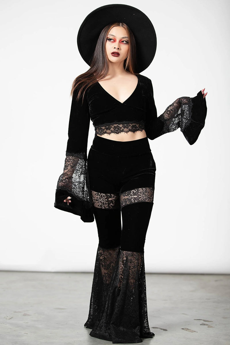 Naomi Long Sleeve Top-Black