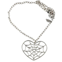 Necklace-Web Heart